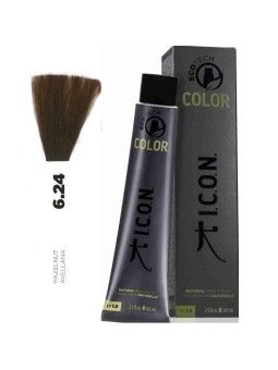 Tinte ICON Ecotech Color Avellana 6.24 sin alcohol, amoníaco ni ppd
