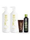 ICON Metodo Curly Pack - Champú y Acon. Organic 1 Litro + Curl Cream + Protein