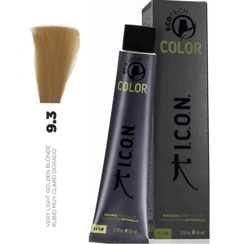Tinte ICON Ecotech Color Rubio Muy Claro Dorado 9.3