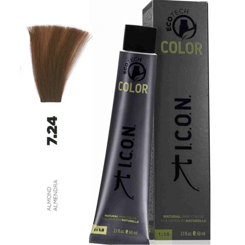 Tinte ICON Ecotech Color Almendra 7.24